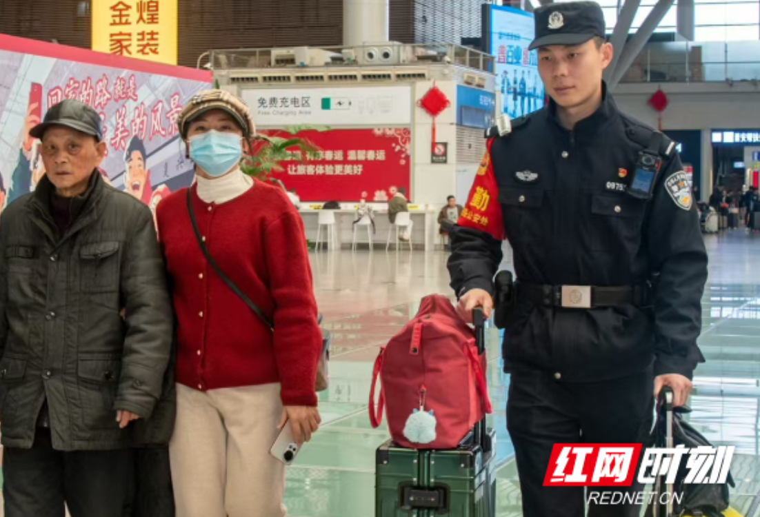 新春走基层｜长沙南站派出所00后民警的坚守