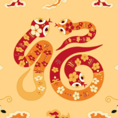 创意动画丨当传统纹样遇上生肖蛇，这一刻中国人的顶级审美具象化了