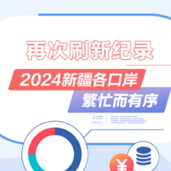 石榴数据线丨再次刷新纪录！2024新疆各口岸繁忙而有序