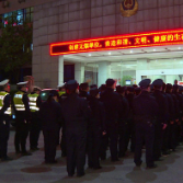 渌口区：公安部门开展集中清查行动