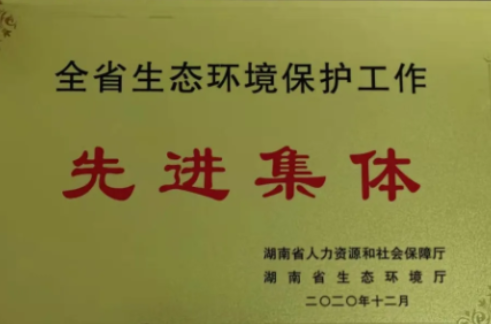 株洲市生态环境局醴陵分局获“全省生态环境保护工作先进集体”称号