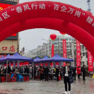 渌口区举办株洲地区年后首场“春风行动·百企万岗”稳就业招聘会