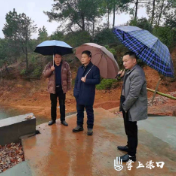 株洲市水利局一行来渌口区视察水利工作