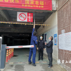 渌口消防、交警联合开展消防通道畅通样板行动