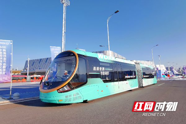 2023轨博会丨新一代超级虚拟轨道列车（SRT）在株洲首秀