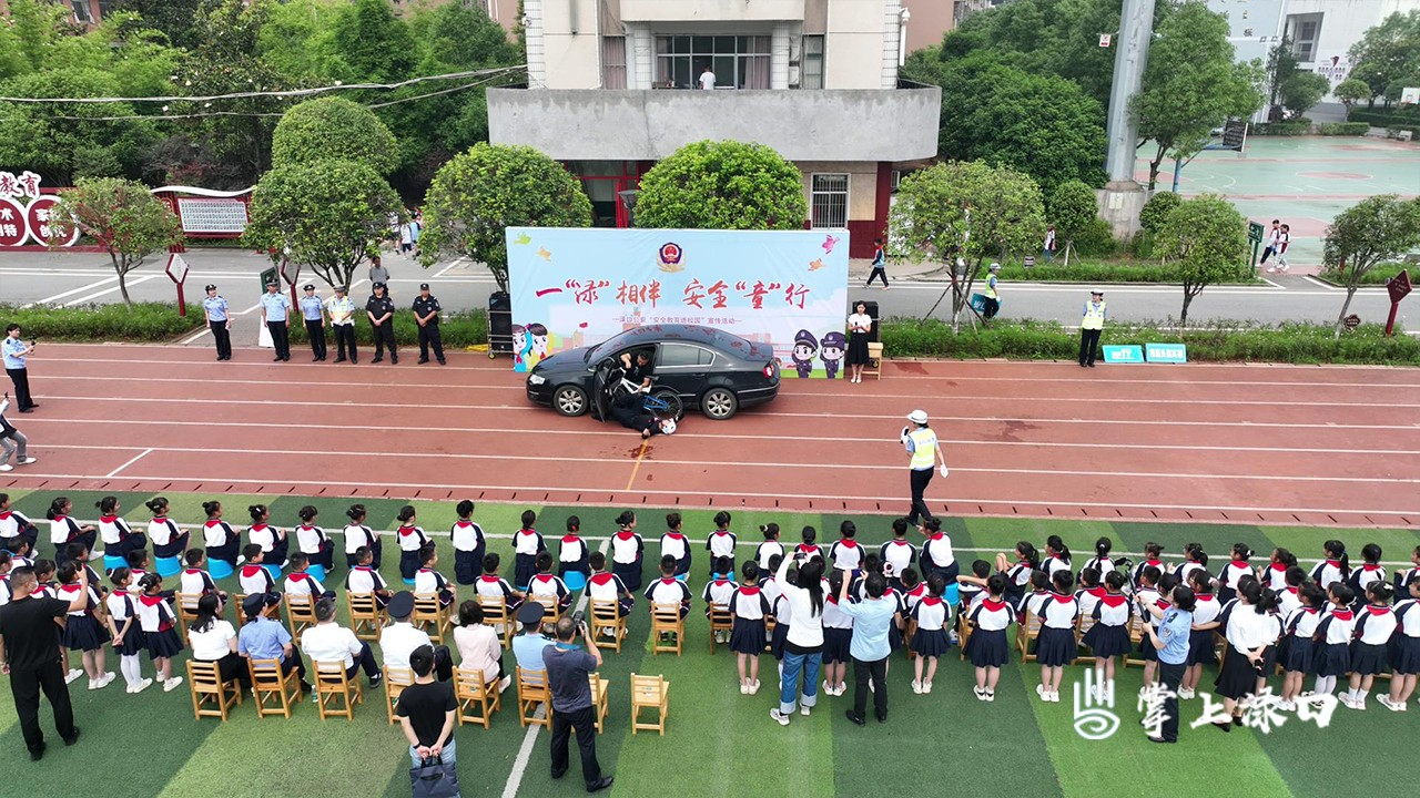 看危险 知危险 会避险！渌口区这场校园安全教育好直观