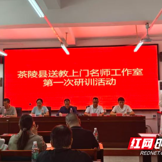 茶陵县送教上门名师工作室开展研训活动