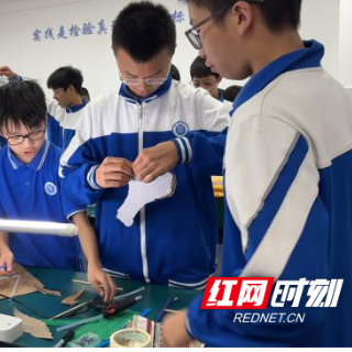 天元区隆兴中学开展仿生实践课堂