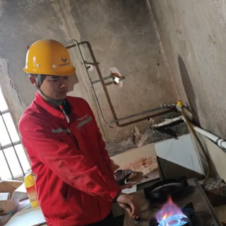 渌口区南洲镇管道天然气进村入户 助力乡村振兴提质增效