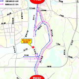 5月21日至7月18日，株洲市沿江南路与临港路交叉口地段实行全封闭施工
