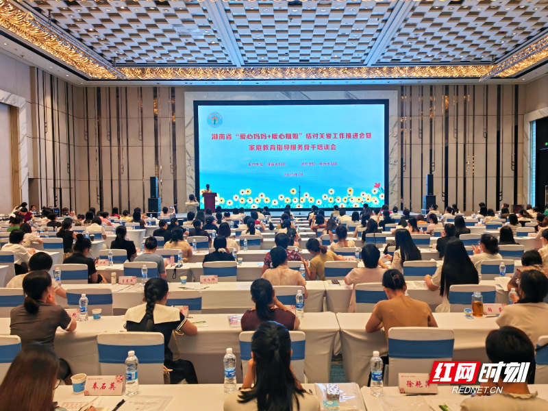 湖南省“爱心妈妈+暖心姐姐”结对关爱工作推进会在株洲举行