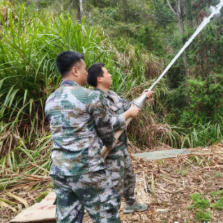 炎陵县船形乡开展森林防灭火应急演练