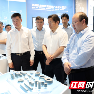 省自然资源厅调研组来株洲调研矿业产业链建设与资源保障工作
