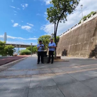 芦淞公安无人机空中巡航 筑牢夏日水域安全防线