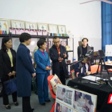 周雪辉一行在株洲市职工大学调研指导工作