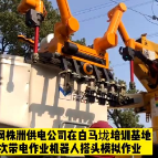 机器人在湖南展“臂膀” 首次完成配网带电作业