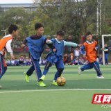 栗雨小学：活力燃绿茵 足下展风采