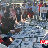 株洲市第一中学高二美术训练队开展写生活动