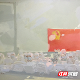 组图丨株洲市十八中美术教师以画寄情 