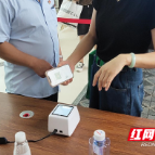 芦淞区：“人防+技防”织密疫情防控网