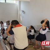 芦淞区何家坳枫溪学校开展防空疏散演练
