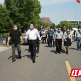 省教育厅曾四清调研湖南化工职院校园建筑安全隐患排查工作