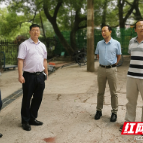 株洲市教育局副局长唐厚睦检查市十三中消防安全工作