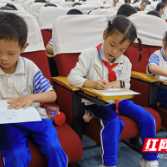 天元区栗雨小学举行学生硬笔书法比赛