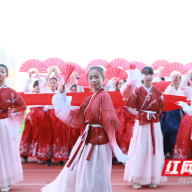 株洲市二中莲花中学首届体育节暨田径运动会开幕