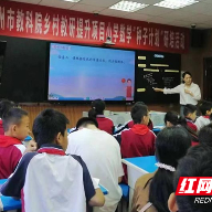 株洲市教科院开展乡村教研提升项目“种子计划”小学数学研培活动