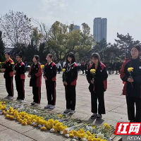 株洲市八中开展“清明祭英烈”主题活动