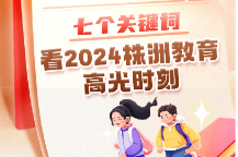 盘点2024丨七个关键词，看2024株洲教育高光时刻