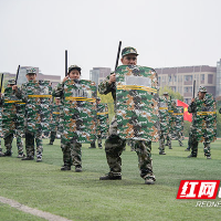 湖南铁科职院:军训会操展风采,英姿飒爽致青春