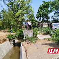 芦淞区大京水库开闸放水助春灌 一渠活水润农田