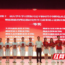 湖南中医药高专思想政治理论课研究性学习成果展示再创佳绩