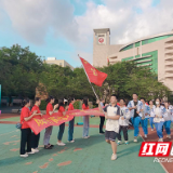 株洲市九方中学开展2025届高三加油助威活动