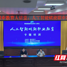 湖南化工职院承办人工智能赋能职业教育专题培训
