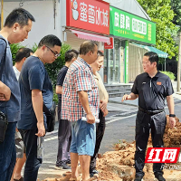 湖南工业大学校领导检查后勤暑期校园重点建设项目