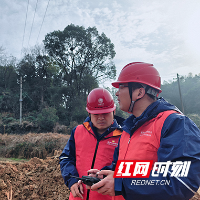 国网株洲渌口区供电公司：元旦特巡，“火车头”筑牢电网防外破立体屏障