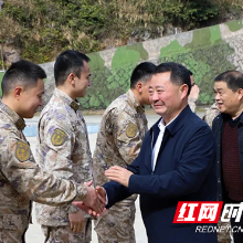 株洲开展结对部队春节走访慰问