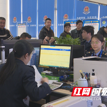 茶陵县政务中心人气旺,便民服务“加速度”(图)