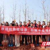 株洲景炎初级中学党员教师参加2026年城区义务植树活动