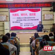 荷塘区初中化学教研活动在株洲市十九中举行