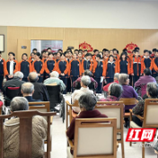 青春与夕阳的温暖对话：株洲市二中初中部志愿服务走进颐养苑