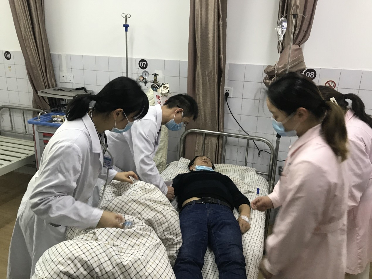 恺德医院联合月塘社区卫生服务中心开展胸痛救治应急演练