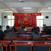 攸县宁家坪镇开展党史学习教育第一课