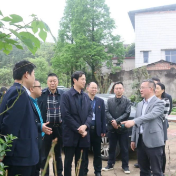 株洲市副市长杨胜跃一行赴市三三一医院老年养护院建设项目现场办公