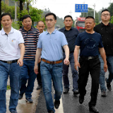 株洲交通事务中心调研城郊公路工作