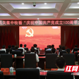 株洲市政协集中收看庆祝中国共产党成立100周年大会