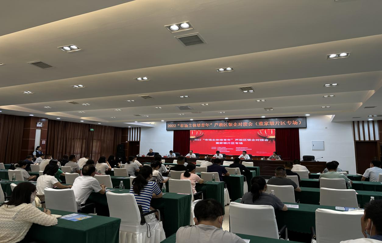 芦淞区举行银企对接会
